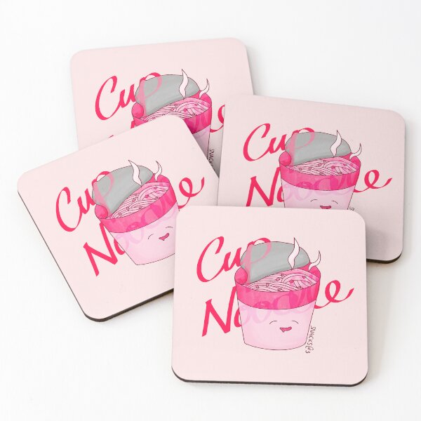 Item preview, PINK Cup Noodles with words designed and sold by Snacks-At-3.