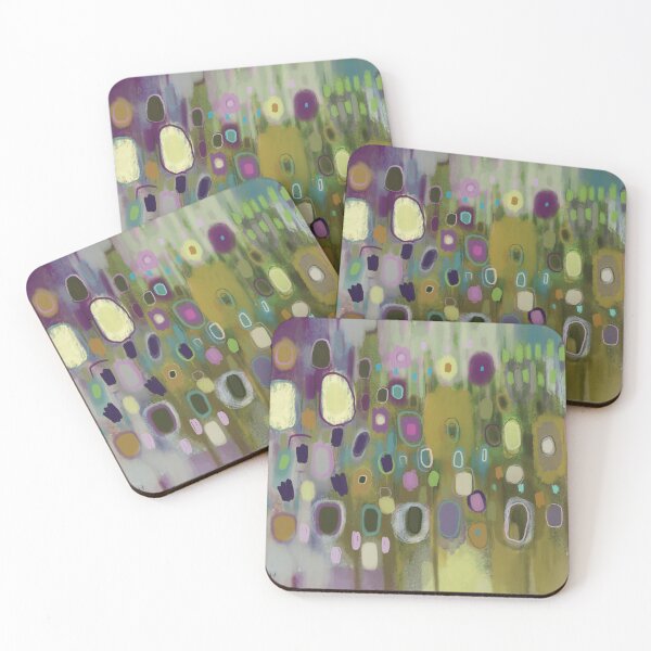 Item preview, Green Grass and Purple Pansies designed and sold by Emilia Bachelier.