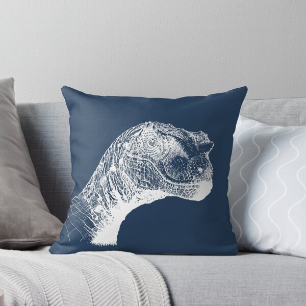 Item preview, Realistic Raptor Line Art White (Dark Blue Edition) designed and sold by FunHelium.