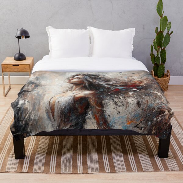 Aperçu de l'œuvre Toile Matte Vivid Silhouette créée et vendue par WorkArtDigital.