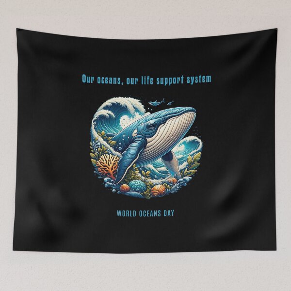 Item preview, Our oceans, our life support system - World Oceans Day designed and sold by Pflugart.