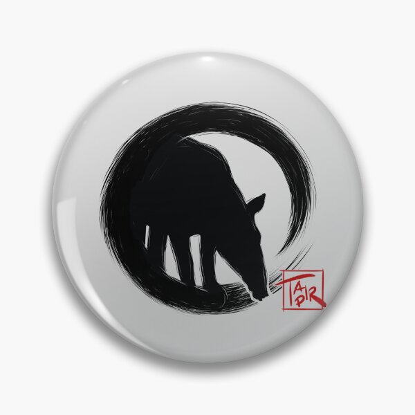 Item preview, Malayan Tapir In Japanese Enso Circle Zen Tapir designed and sold by Skizzenmonster.