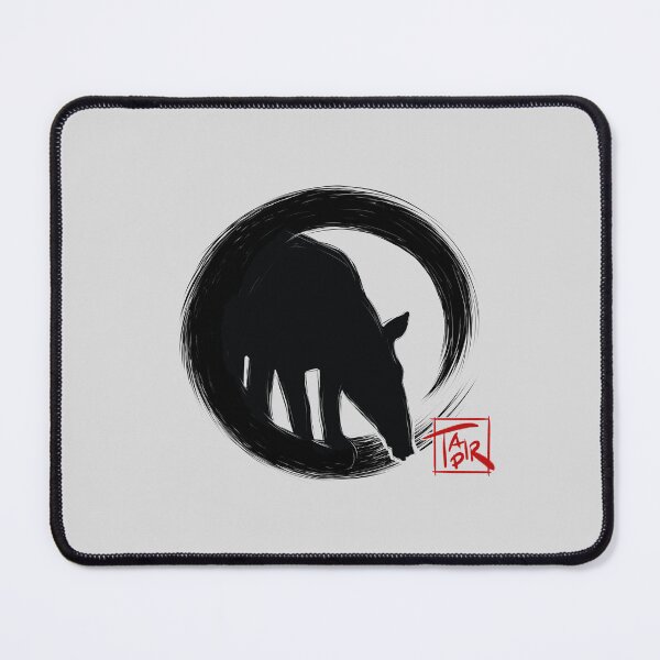 Item preview, Malayan Tapir In Japanese Enso Circle Zen Tapir designed and sold by Skizzenmonster.