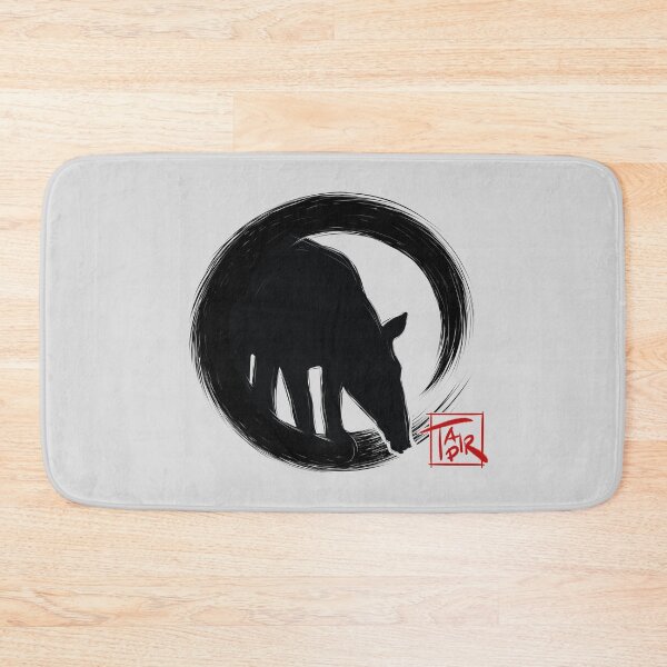 Item preview, Malayan Tapir In Japanese Enso Circle Zen Tapir designed and sold by Skizzenmonster.