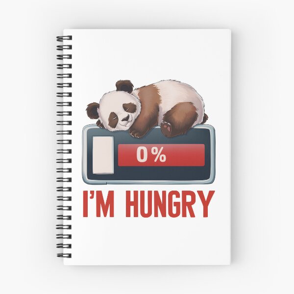 Item preview, Panda Battery 0% "I'm hungry" designed and sold by garasani.