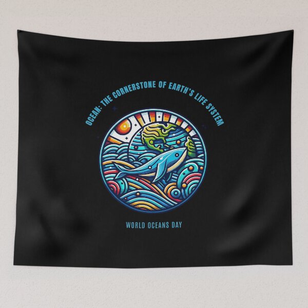 Item preview, Ocean: The cornerstone of earth's life system - World Oceans Day designed and sold by Pflugart.