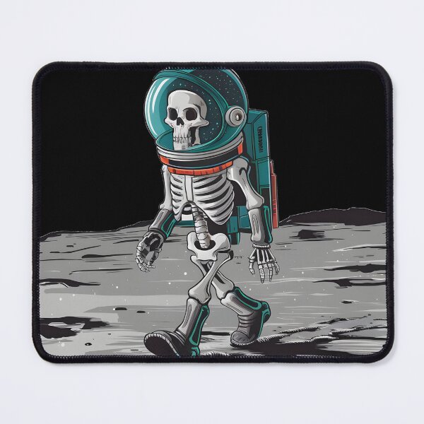 Item preview, Skeleton Vibing on the Moon designed and sold by Delusion Tees.