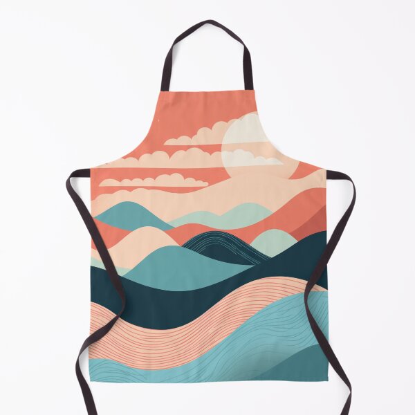 Aperçu de l'œuvre Retro Wave : art paysager pastel minimaliste créée et vendue par HANGLEMAN.