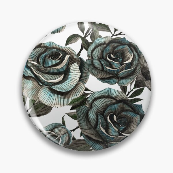 Item preview, Drawing of Black roses transparent pattern designed and sold by EmeraldeaArt.
