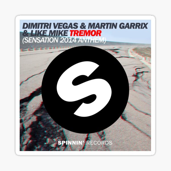 Tremor - Dimitri Vegas, Like Mike, and Martin Garrix Sticker