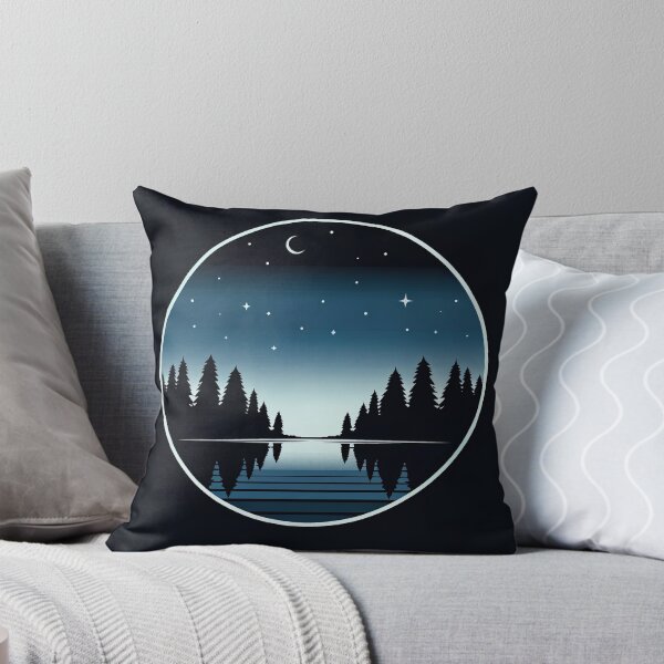 Item preview, Noche de paz junto al lago designed and sold by SunkenCost.