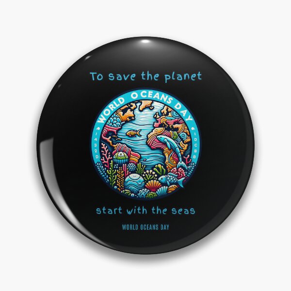 Item preview, To save the planet start with the seas - World Oceans Day designed and sold by Pflugart.