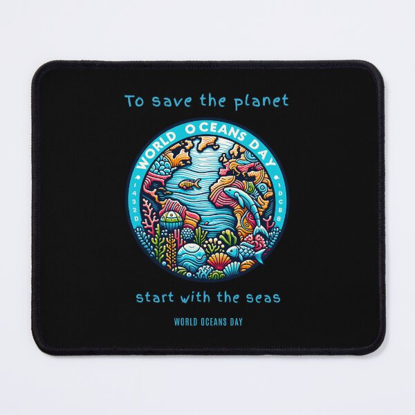 Item preview, To save the planet start with the seas - World Oceans Day designed and sold by Pflugart.