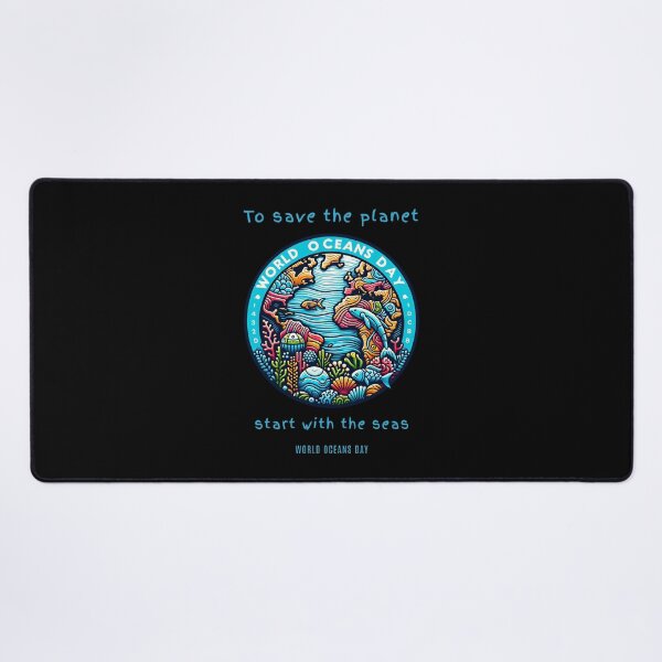 Item preview, To save the planet start with the seas - World Oceans Day designed and sold by Pflugart.