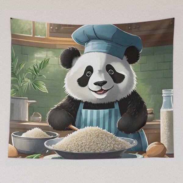 Item preview, Cooking Panda print designed and sold by MorrisManor.