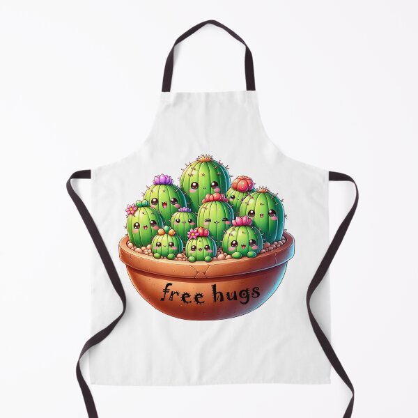 Item preview, Abrazos gratis - Dibujos animados lindo cactus Lámina artística designed and sold by IM Hunter.
