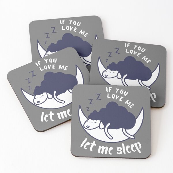 Item preview, Counting Sheep on the Moon: If You Love Me Let Me Sleep designed and sold by Amazing-Kortez.