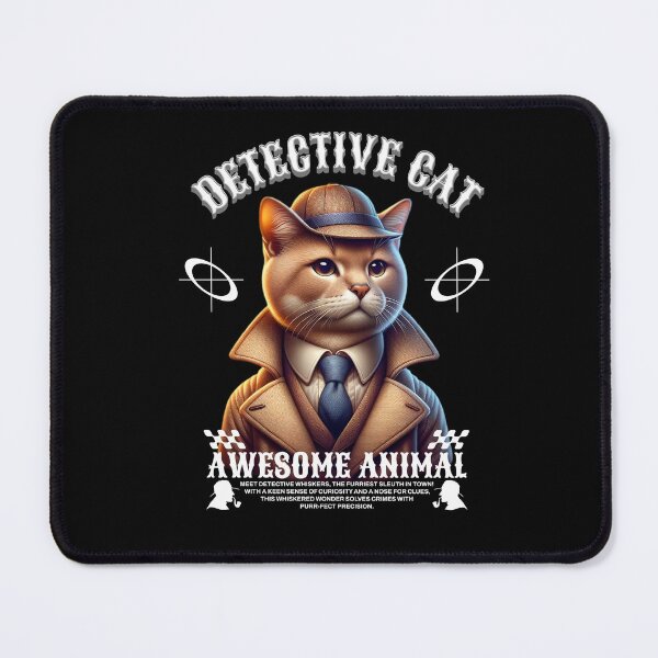 Item preview, Detective cat designed and sold by JansenGS.