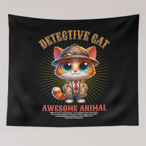 Item preview,  Detective cat designed and sold by JansenGS.