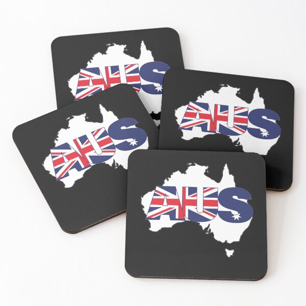 Item preview, Australia Flag Map tasmania  melbourne  sydney  perth  designed and sold by AnimalsDH305.