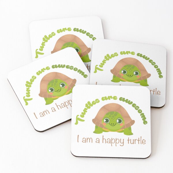 Item preview, Turtles are Awesome I am a happy Turtle designed and sold by luckyhue.