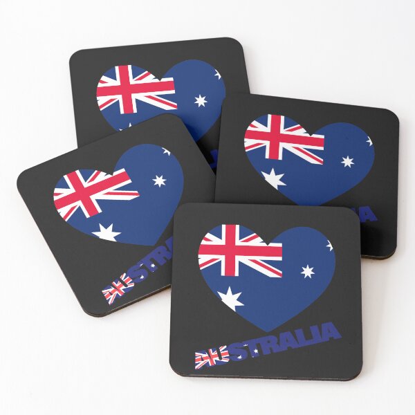 Item preview, Australia Flag Map tasmania  melbourne  sydney  perth  designed and sold by AnimalsDH305.