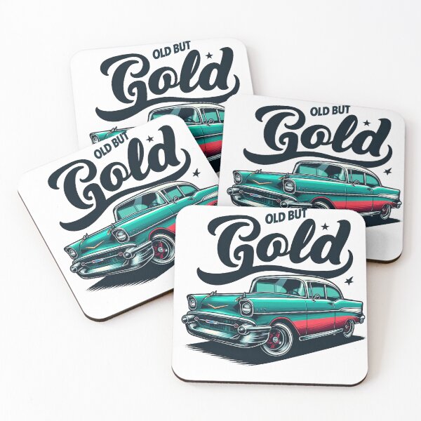 Item preview, Old But Gold | Retro Classic Car Design designed and sold by Lobory.