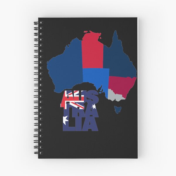 Item preview, Australia Flag Map tasmania  melbourne  sydney  perth  designed and sold by AnimalsDH305.