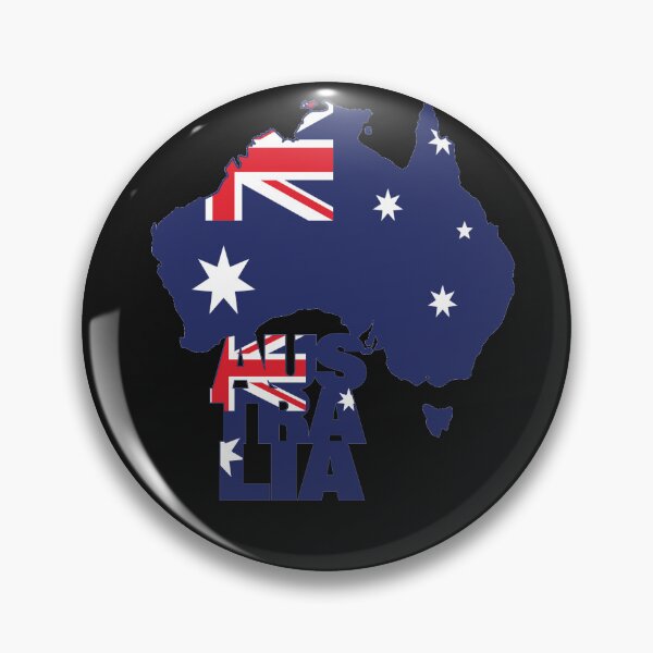 Item preview, Australia Flag Map tasmania  melbourne  sydney  perth  designed and sold by AnimalsDH305.