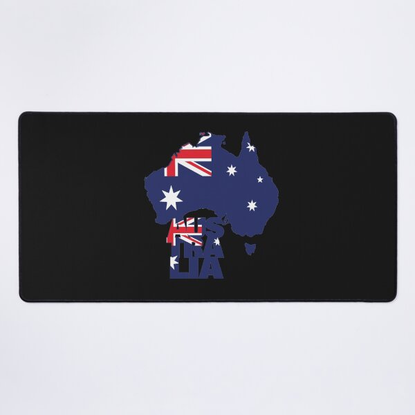 Item preview, Australia Flag Map tasmania melbourne sydney perth designed and sold by AnimalsDH305.