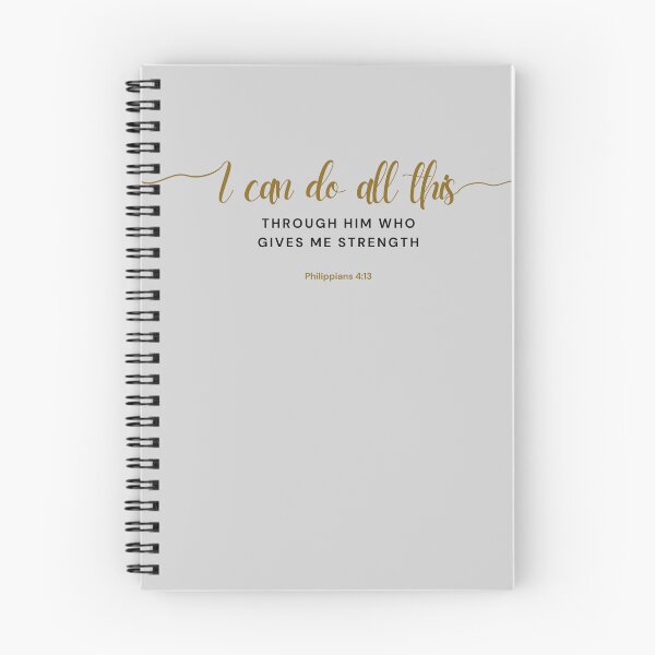 Item preview, Bible verse Philippians 4:13, Words of Encouragement designed and sold by MyLittleOwl.