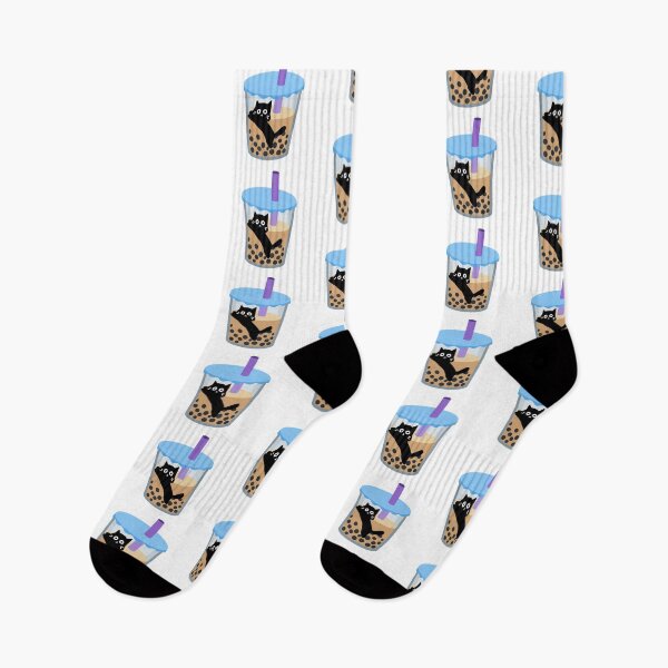 Item preview, black cat love bubble tea designed and sold by ichirochen.