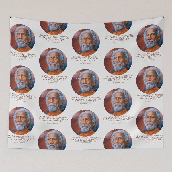 Item preview, Sri Yukteswar Giri Quote Sticker / T Shirt designed and sold by Designsleashed.
