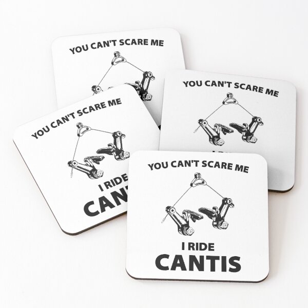 Item preview, You Can't Scare Me I Ride Cantis designed and sold by Esskay Designs.