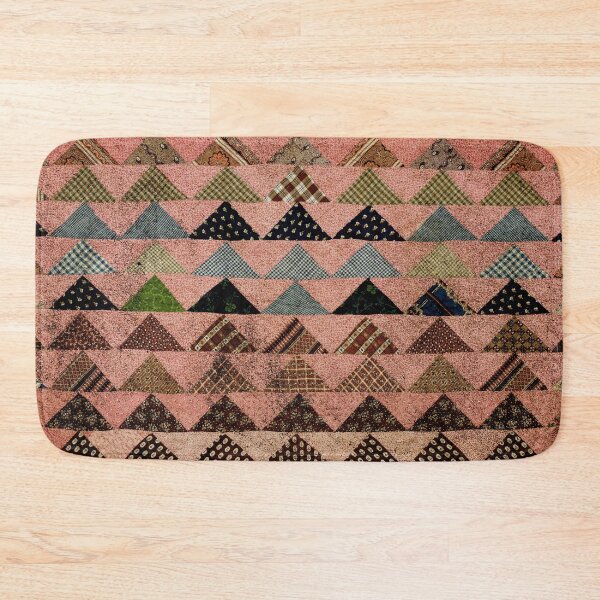 Item preview,  'Flying Geese' Quilt | Textile Print | Cali Boho | Bossy Cat Home designed and sold by BossyCatHome.