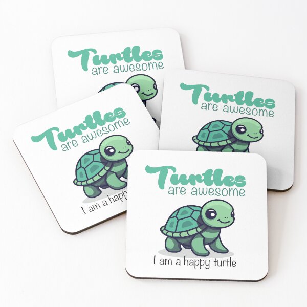 Item preview, Turtles are Awesome I am a happy Turtle designed and sold by luckyhue.