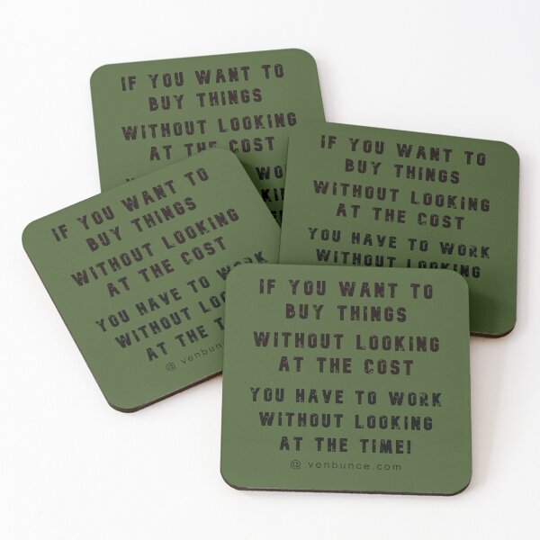 Item preview, Buy Things Without Looking At Cost designed and sold by AlienAlmanac.