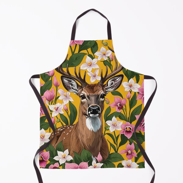 Item preview, New Hampshire White Tailed Deer And Pink Ladys Slipper 2 designed and sold by taiche.