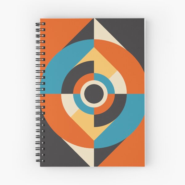 Item preview, Geometric print poster, pattern in Bauhaus style designed and sold by Tom5t.