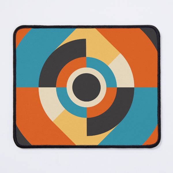 Item preview, Geometric print poster, pattern in Bauhaus style designed and sold by Tom5t.