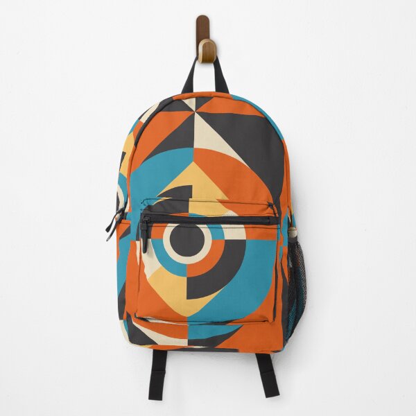 Item preview, Geometric print poster, pattern in Bauhaus style designed and sold by Tom5t.