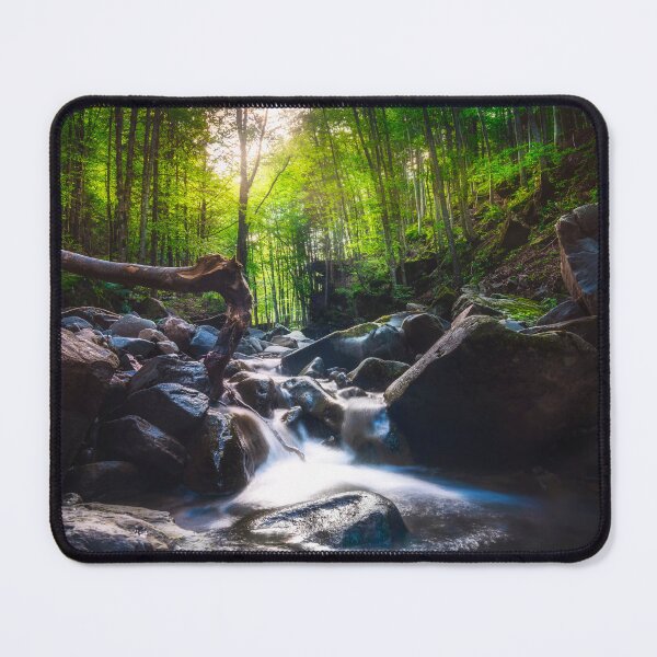 Item preview, Stream waterfall inside a forest. Apennines, Italy. designed and sold by Stefano Orazzini.