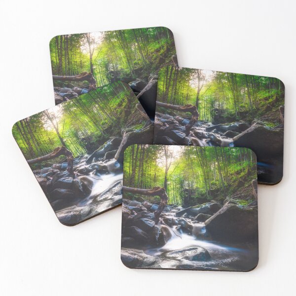 Item preview, Stream waterfall inside a forest. Apennines, Italy. designed and sold by Stefano Orazzini.