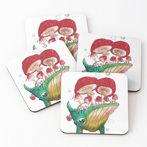 Item preview, mushroom whale designed and sold by Ashleigh O'Lynn.