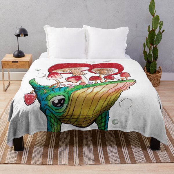 Item preview, mushroom whale designed and sold by Ashleigh O'Lynn.