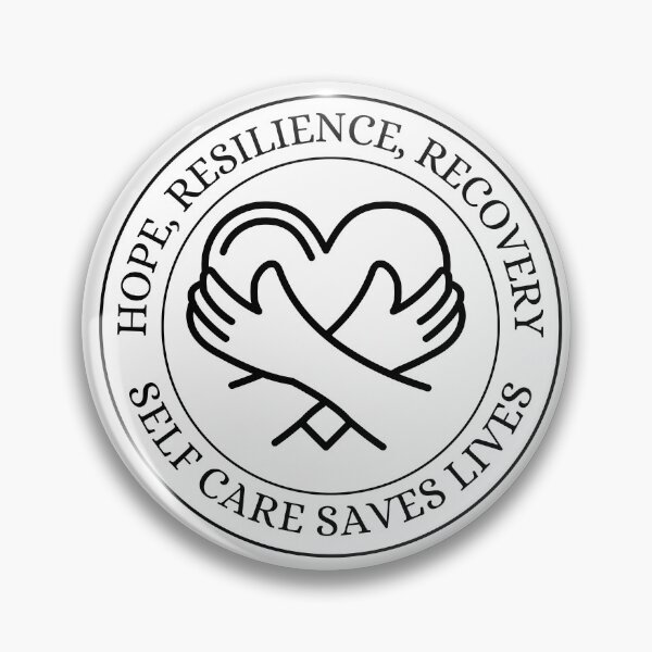 Artikelvorschau, Hope, Resilience, Recovery, Self Care Saves Lives Mental Health Design entworfen und verkauft von WicklTees.