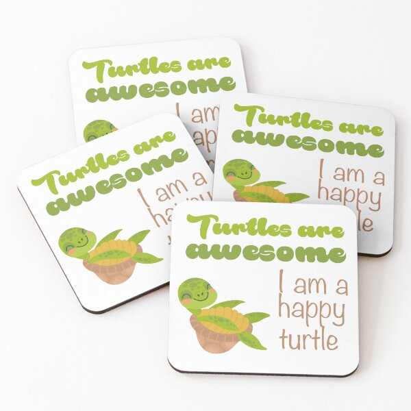 Item preview, Turtles are Awesome I am a happy Turtle designed and sold by luckyhue.