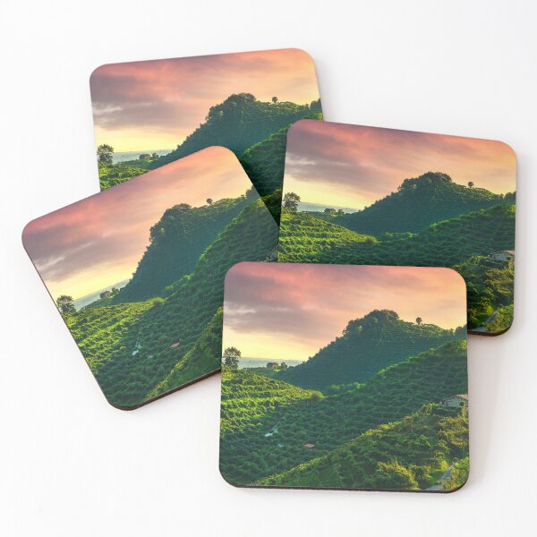 Item preview, Prosecco Hills, vineyards at sunset. Unesco Site. Veneto, Italy designed and sold by Stefano Orazzini.