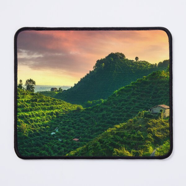 Item preview, Prosecco Hills, vineyards at sunset. Unesco Site. Veneto, Italy designed and sold by Stefano Orazzini.