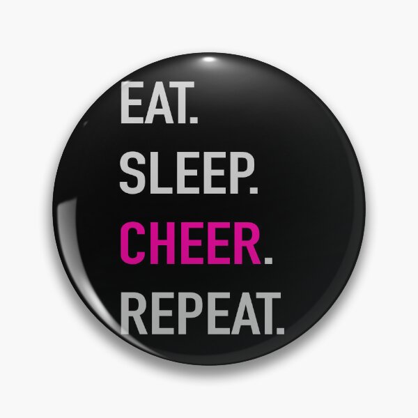 Item preview, EAT. SLEEP. CHEER. REPEAT. designed and sold by ArtPricarpe.